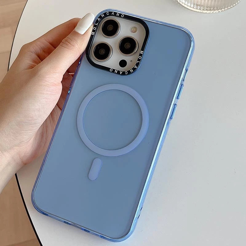 TPU чехол Molan Cano Magnetic Jelly для Apple iPhone 15 Pro (6.1") – Blue. Фото 2 из 2