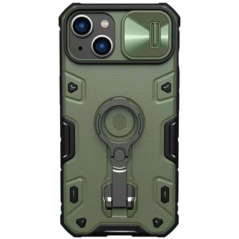 

TPU+PC чохол Nillkin CamShield Armor Pro (шторка для камери) на Apple iPhone 14 Plus (6.7") (Зелений)