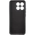 Цветной силиконовый чехол GETMAN с закрытой камерой на Motorola Moto G15 4G – Черный / Black. Фото 2 из 3