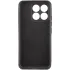 Цветной силиконовый чехол GETMAN с закрытой камерой на Motorola Moto G86 Power – Черный / Black. Фото 2 из 3