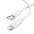 Дата кабель Borofone BX123 Leya USB to Type-C 36W (1m) – White. Фото 4 з 4