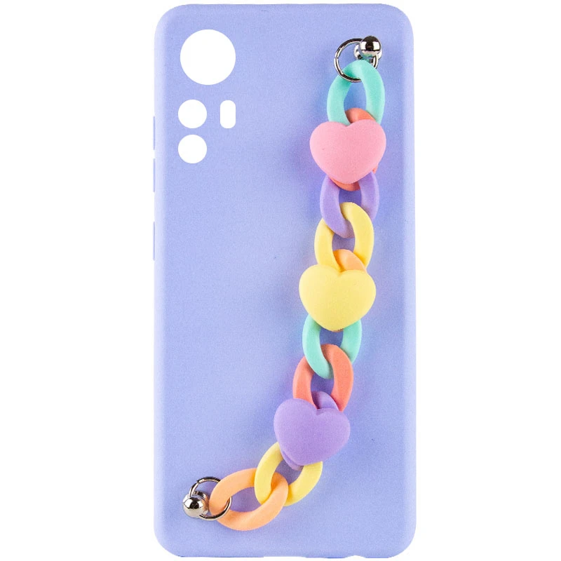 Чохол Heart з ланцюгом на Xiaomi 12T / 12T Pro фото 2 з 2