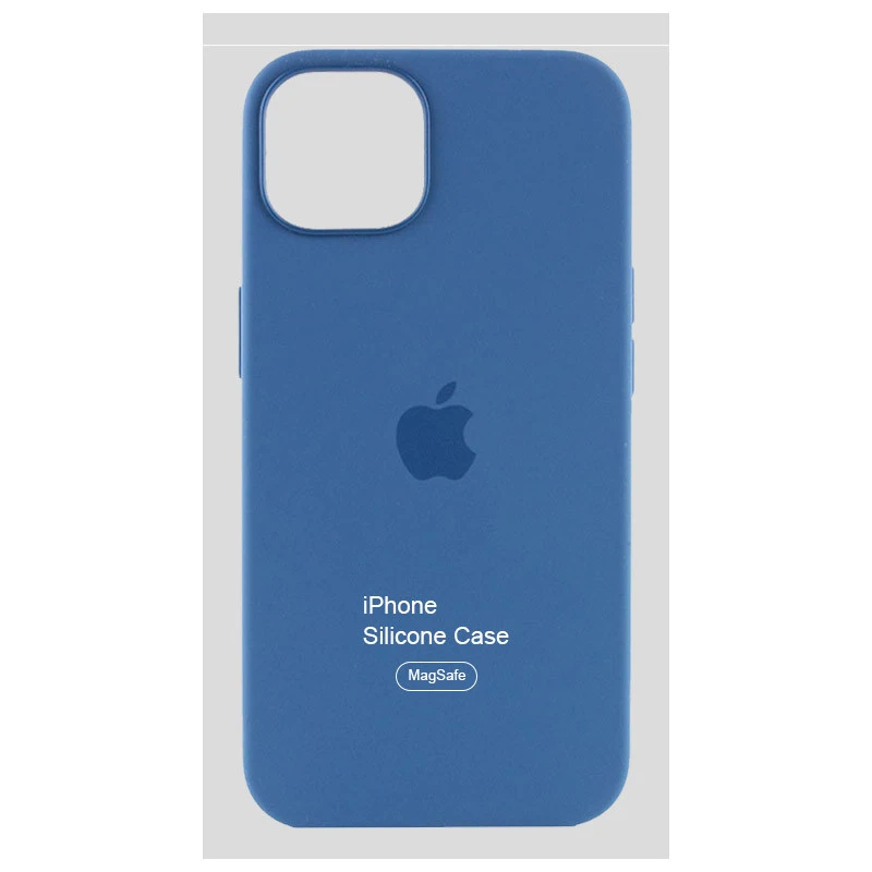 Чохол Silicone case (AAA) with Magsafe and Animation для Apple iPhone 15 (6.1") фото 2 з 2