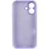 Чехол Silk Full Camera Protective (AA) NO LOGO для Apple iPhone 16 – Сиреневый / Dasheen. Фото 6 из 7