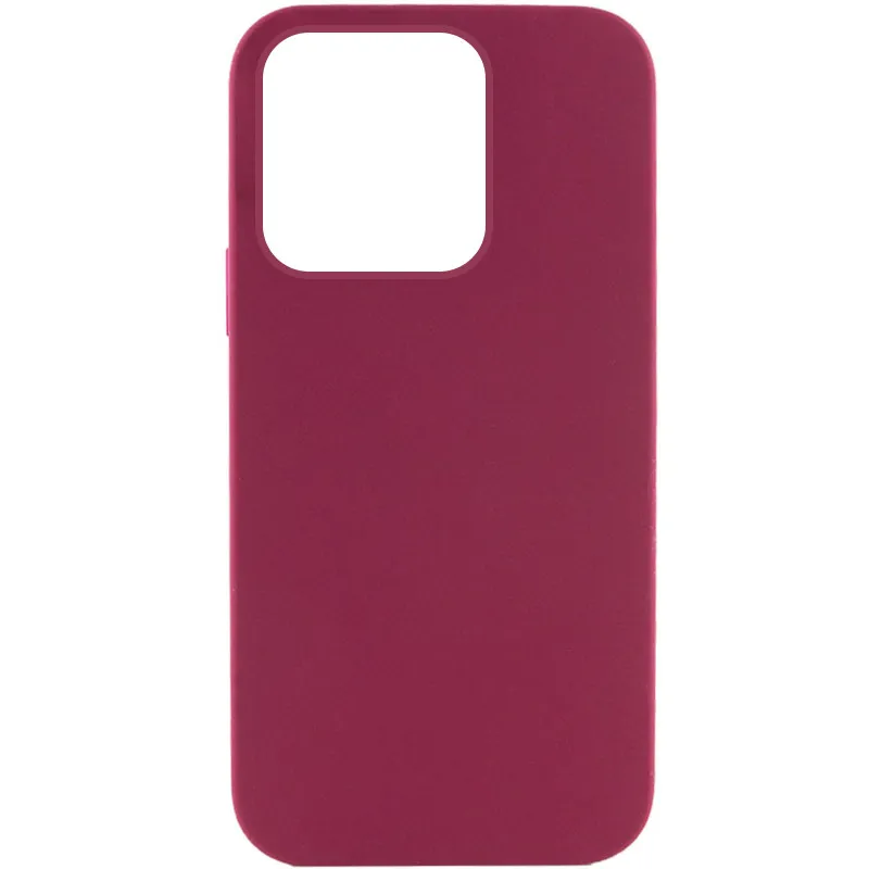 Чехол Silk Full Protective (AA) NO LOGO для Apple iPhone 14 Pro Max (6.7") – Бордовый / Maroon. Фото 2 из 4