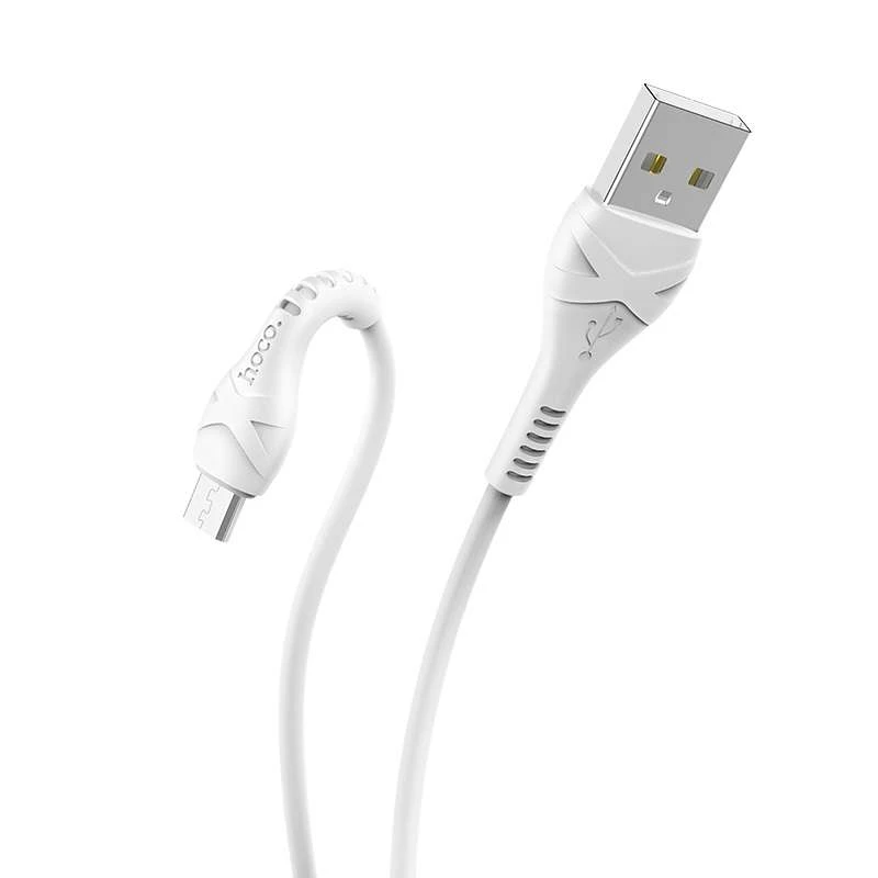 Дата кабель Hoco X37 "Cool power” MicroUSB (1m) – Білий. Фото 2 з 8