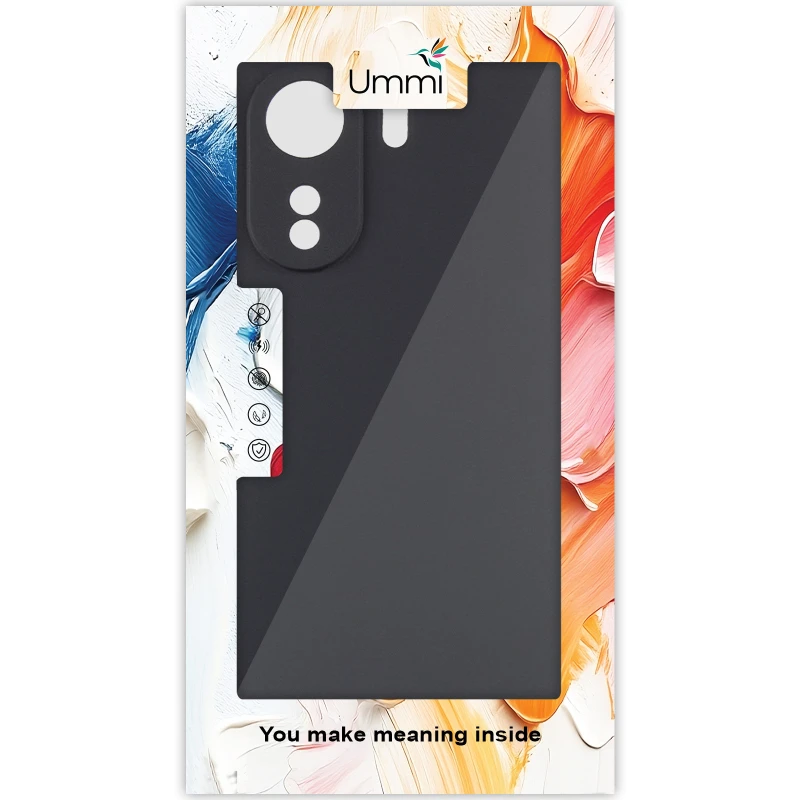 Чохол Silicone Cover Ummi Lakshmi Full Camera (AA) для Oppo A60 – Чорний / Black. Фото 3 з 3