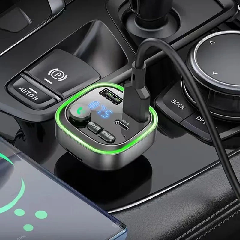 АЗУ FM модулятор Borofone BC48 – Black. Фото 4 из 6