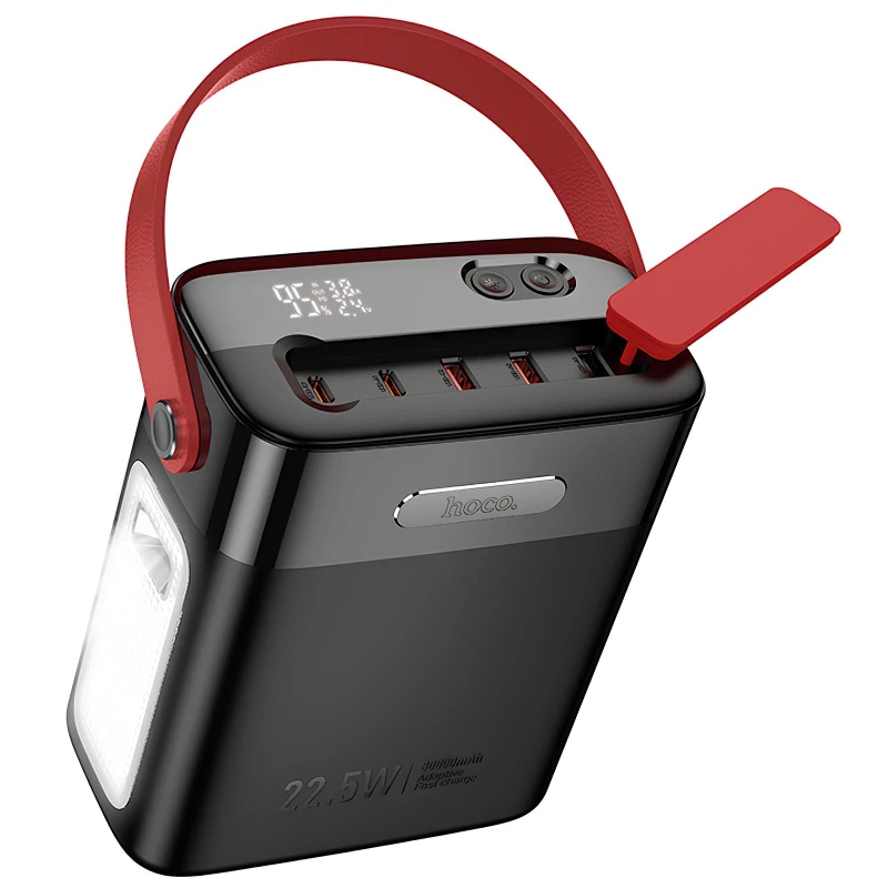 Портативний ЗП Power Bank Hoco J143 Title 22.5W+PD20W 80000 mAh – Black. Фото 5 з 6