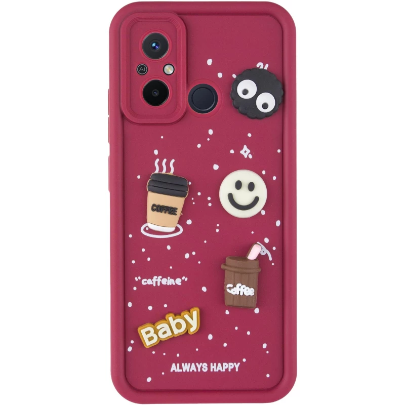 Чохол TPU Toys Case для Xiaomi Redmi 12C / Poco C55 – Red / Always Happy. Фото 4 з 15