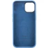 Чохол Silicone Case з металевими кнопками на Apple iPhone 12 Pro Max (6.7") – Синій / Blue Jay. Фото 5 з 9
