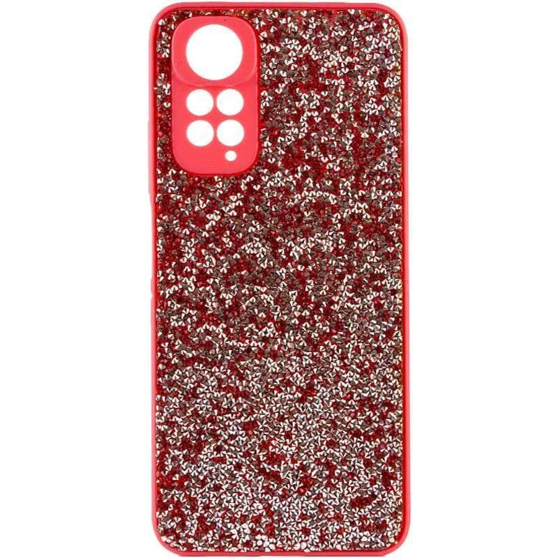 

Чехол со стразами и закрытой камеры для Xiaomi Redmi Note 11 Pro 4G/5G (Red)