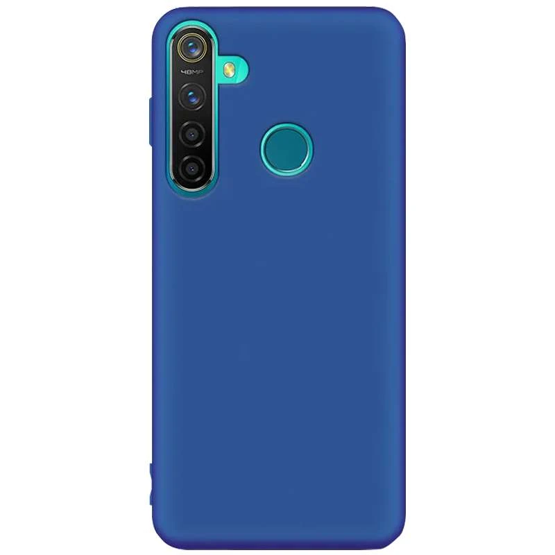 

Чохол Silicone Case з закритим низом на Realme 5 (Синій / Navy Blue)