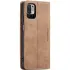 Шкіряний чохол-книжка CaseMe Velvet Nubuck для Xiaomi Redmi Note 10 / Note 10s – Brown. Фото 4 з 5