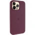 Чехол Silicone Case Full Protective (AA) V2 with MagSafe для Apple iPhone 17e (6.1") – Бордовый / Plum. Фото 2 из 6