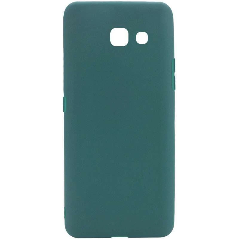 

Кольоровий силіконовий чохол на Samsung A520 Galaxy A5 (2017) (Зелений / Forest green)