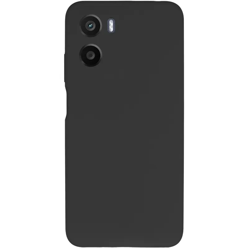 Чохол Silicone Case Lakshmi Premium із закритою камерою для Motorola Moto G05 – Чорний / Black. Фото 3 з 10