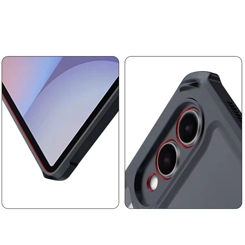 TPU+PC чехол Xundd Stand с усиленными углами для Samsung Galaxy Tab S9+ 12.4'' – Черный. Фото 5 из 6