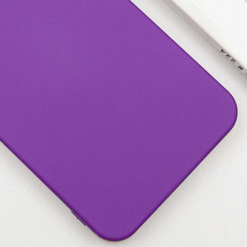 Кольоровий силіконовий чохол GETMAN із закритою камерою для Samsung Galaxy S23 – Фіолетовий / Purple. Фото 3 з 10