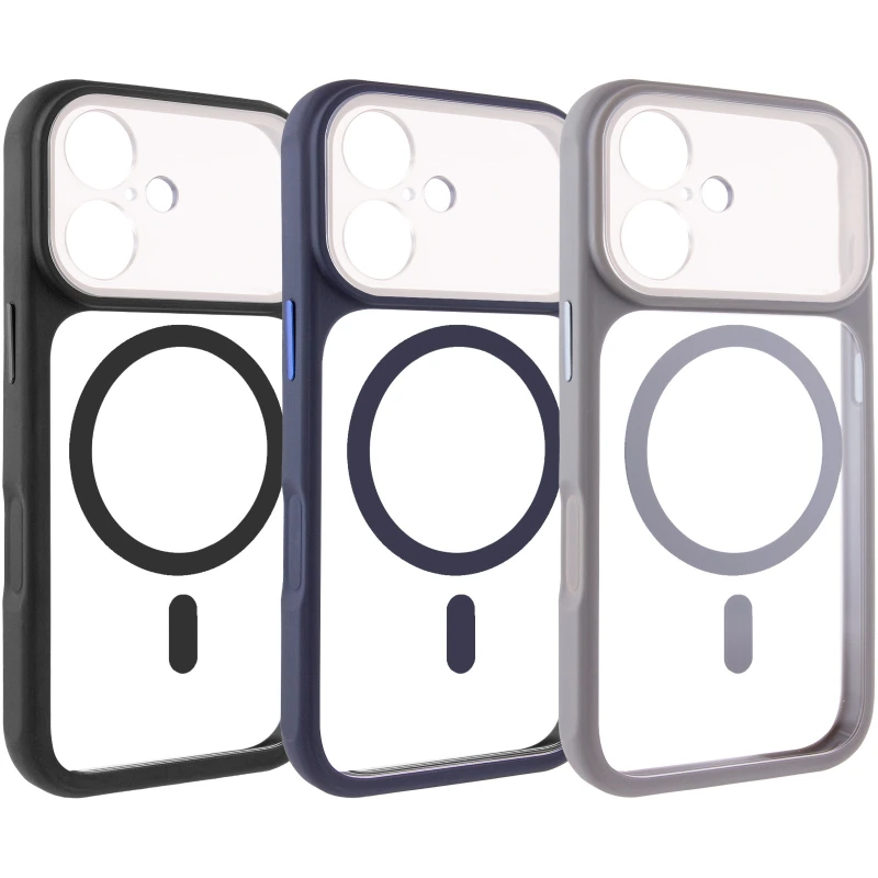 Чохол TPU GETMAN Moon Clear with MagSafe для Apple iPhone 16 фото 2 з 2