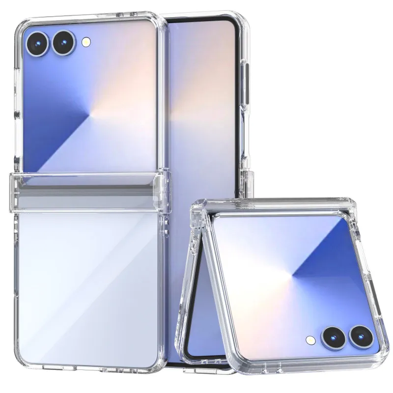 Чехол PC Pure Case для Samsung Galaxy Z Flip8 – Clear. Фото 3 из 5