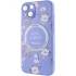 TPU+PC чохол Secret Garden з MagSafe на Apple iPhone 14 (6.1") – Lilac. Фото 4 з 5
