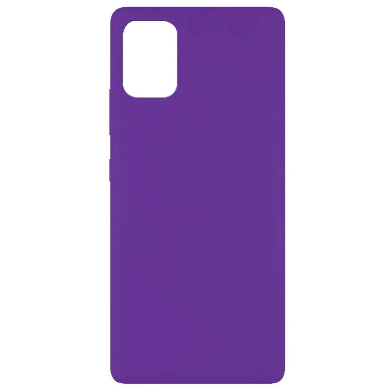 

Чохол Silicone Case без лого на Xiaomi Mi 10 Lite (Фіолетовий / Purple)
