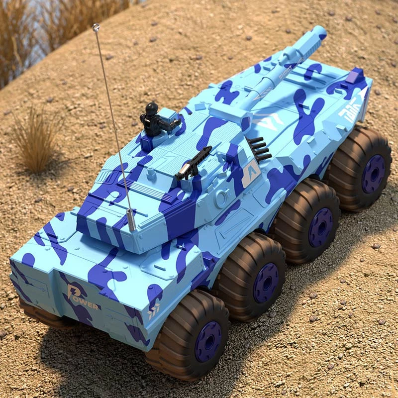 Бронетранспортер-амфібія на радіокеруванні SCHE Y1802 – Blue. Фото 2 з 8