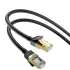 Дата кабель Hoco US02 Level pure copper gigabit ethernet (5m) – Black. Фото 5 з 8