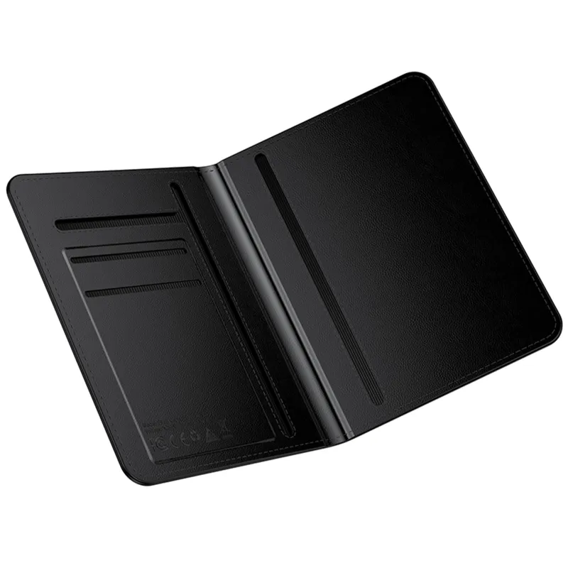 Трекер Hoco E91G Tiger обкладинка паспорту + БЗП 100 mAh – Black. Фото 6 з 6
