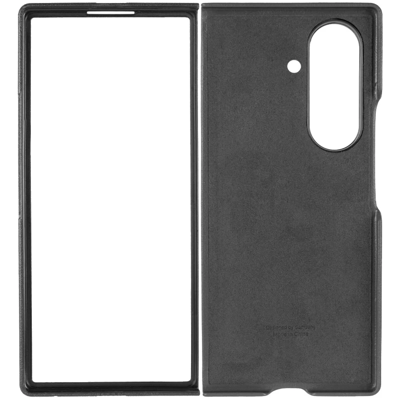 Шкіряний чохол Leather Case Premium на Samsung Galaxy Z Fold7 – Black. Фото 6 з 12