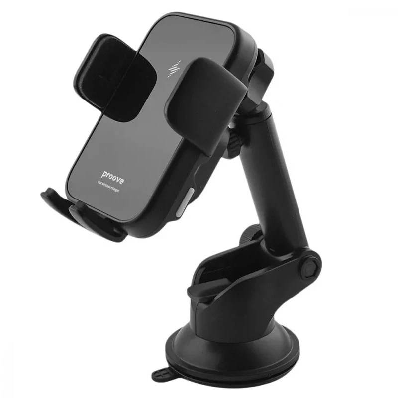 Автотримач з БЗП Proove Triple Clamp 15W – Black. Фото 2 з 6