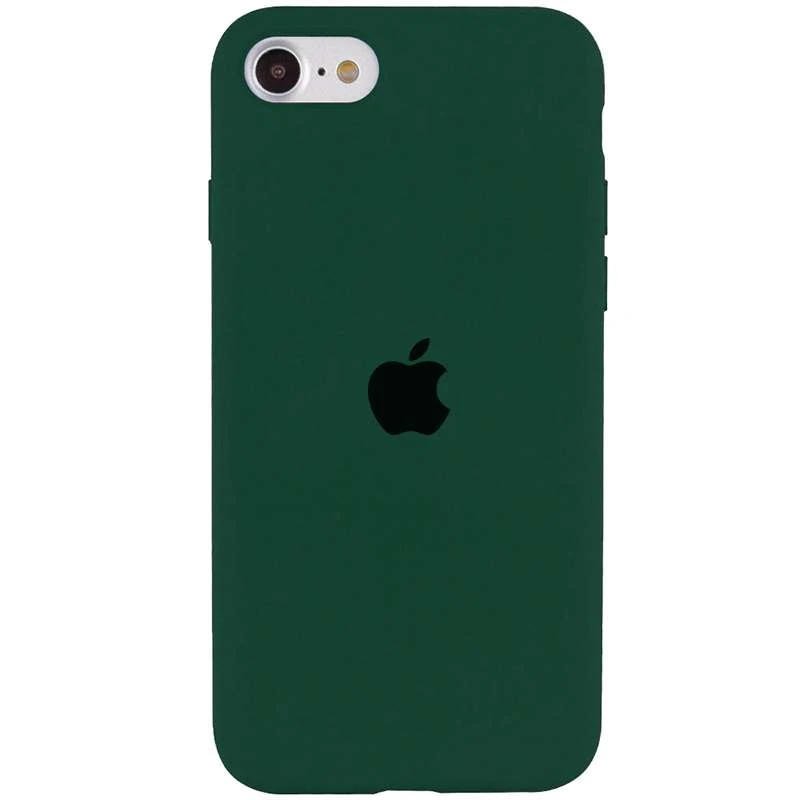 

Чохол Silicone Case з закритим низом на Apple iPhone SE (2020) (Зелений / Forest green)