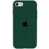 Чехол Silicone Case с закрытым низом для Apple iPhone SE (2020) – Зеленый / Forest green. Фото 1 из 1