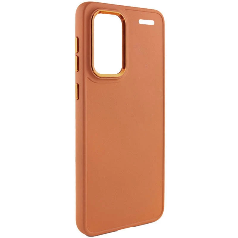 TPU чохол Bonbon з металевими кнопками на Xiaomi Redmi Note 13 Pro+ – Помаранчевий / Papaya. Фото 3 з 8