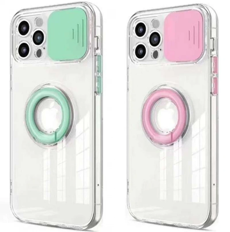 

Силіконовий чохол ColorRing зі шторкою для камери на Apple iPhone 12 Pro Max (6.7")