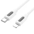 Дата кабель Borofone BX114 Structure Type-C to Lightning 27W (1m) – White. Фото 4 з 4