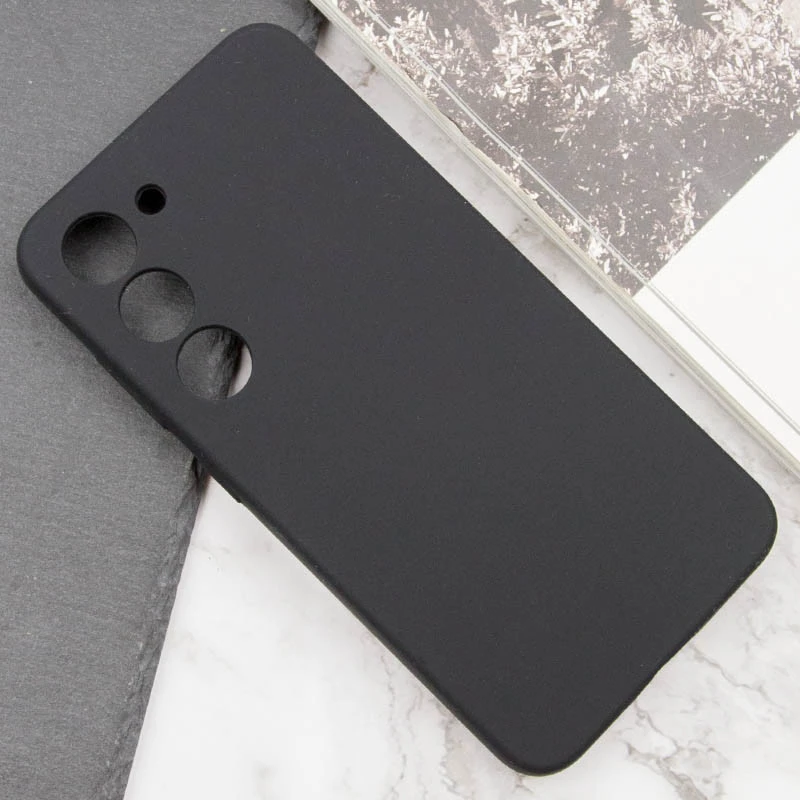 Чехол Silicone Case Lakshmi Premium з закритою камерою на Samsung Galaxy S23 – Черный / Black. Фото 13 из 17