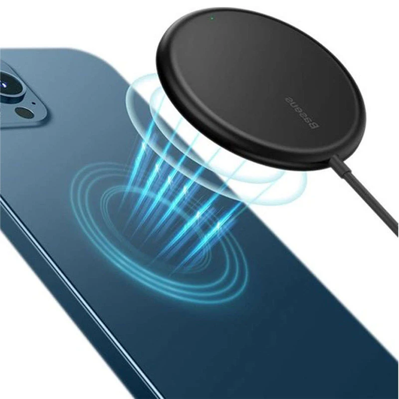 БЗП Baseus Simple Mini Magnetic 15W – Чорний. Фото 4 з 7