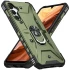 Ударостійкий чохол Pathfinder з кільцем на Samsung Galaxy S23 FE – Зелений / Army Green. Фото 2 з 7
