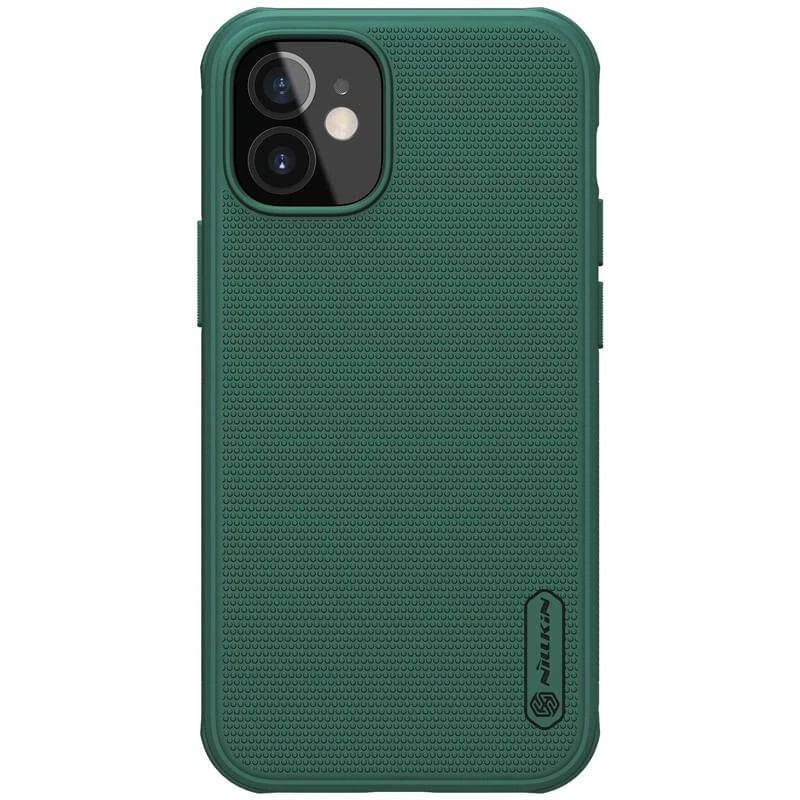 

Пластиковая накладка Nillkin Pro для Apple iPhone 12 mini (5.4") (Зеленый / Deep Green), Зелений / deep green