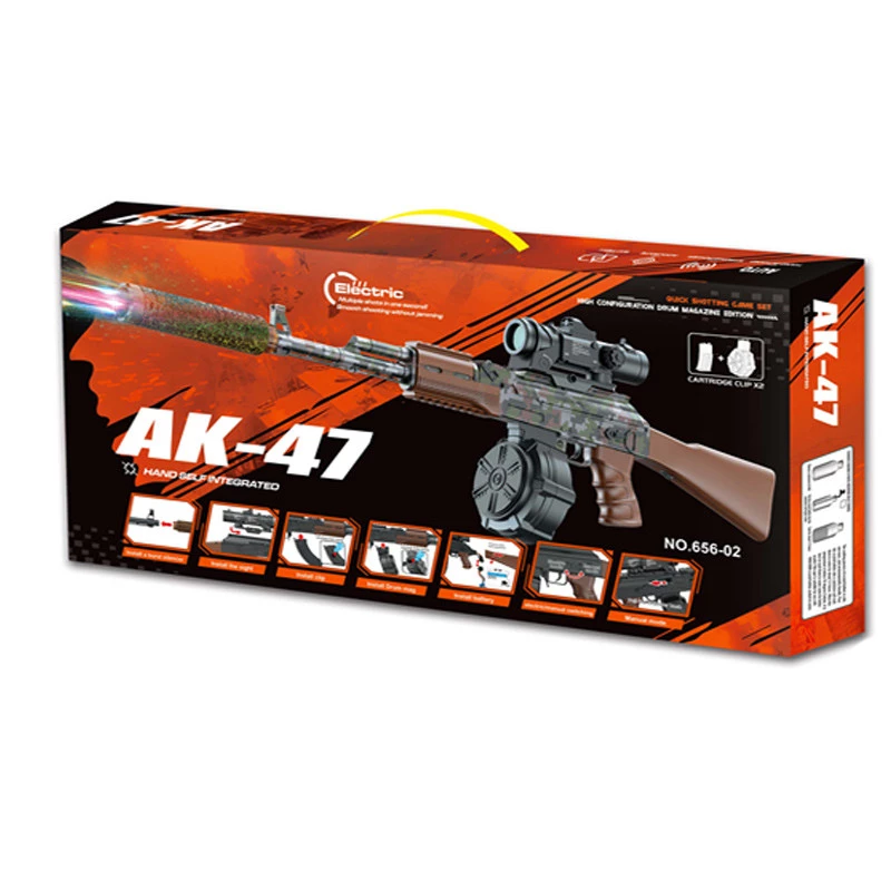Автомат на гідрогелевих кульках (орбізах) AK-47 – Camouflage. Фото 2 з 3