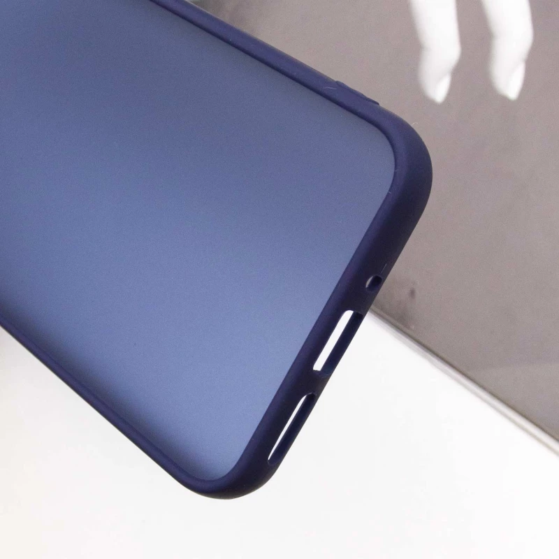 Чехол TPU+PC Lyon Frosted на Samsung Galaxy A15 4G/5G – Синий / Navy Blue. Фото 12 из 12