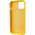 Чохол Silicone Case з металевими кнопками на Apple iPhone 12 (6.1") – Жовтий / Sunglow. Фото 6 з 9