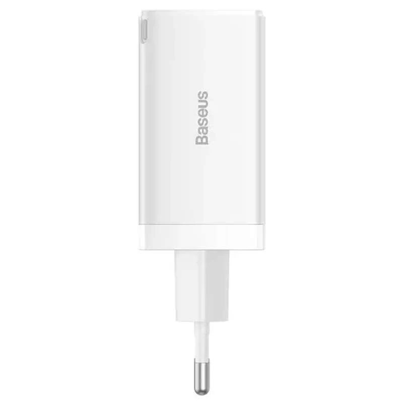 МЗП Baseus GaN5 Pro 65W 2Type-C+USB 100W EU (CCGP12020) – White. Фото 2 з 6