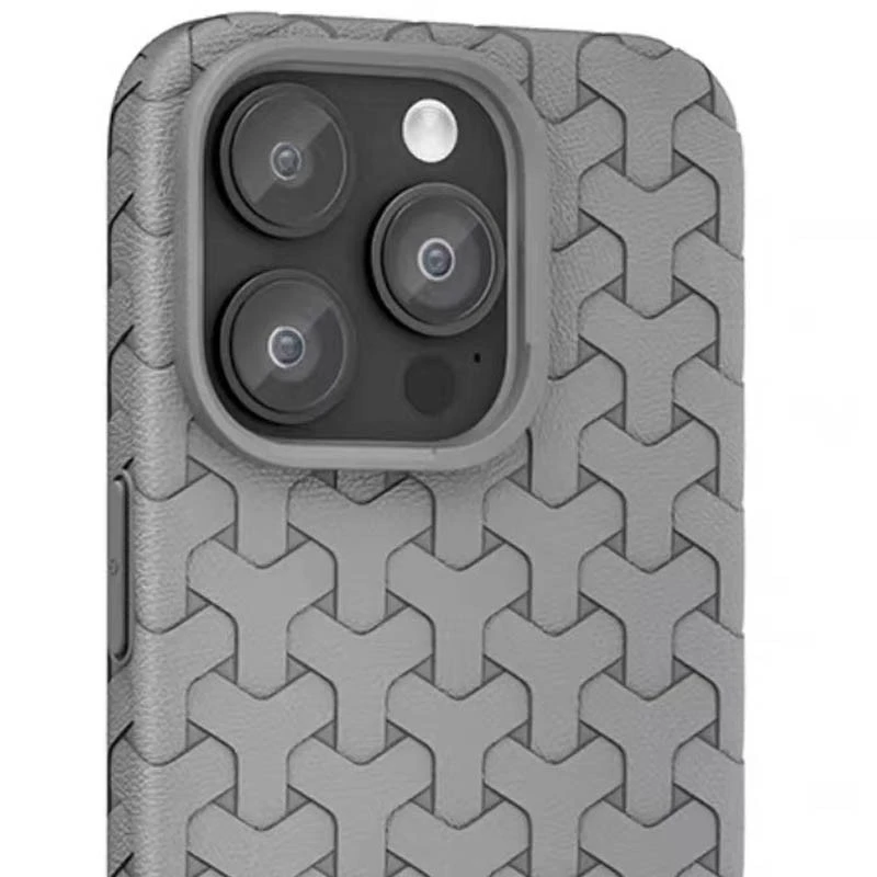 TPU чохол плетенка на Apple iPhone 12 Pro Max (6.7") – Grey. Фото 3 з 9