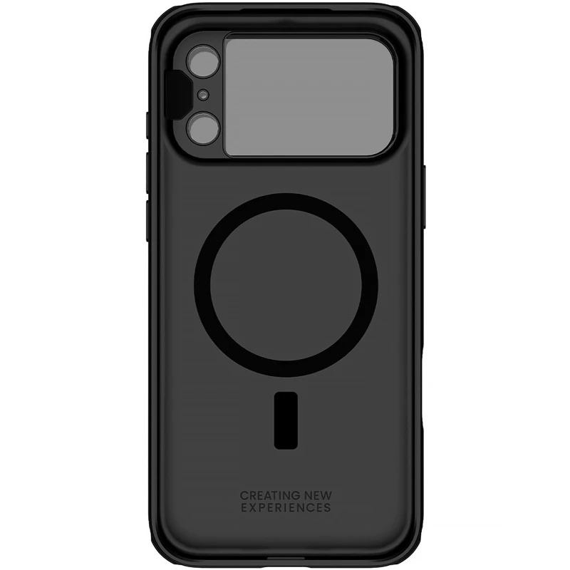 Карбоновая накладка Nillkin Camshield Prop Magnetic для Apple iPhone 17 Pro Max (6.9") – Black. Фото 4 из 8