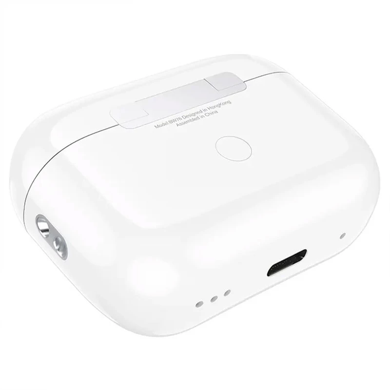 Бездротові TWS навушники BOROFONE BW76 Brocade with Touch Screen and ANC – White. Фото 4 з 7