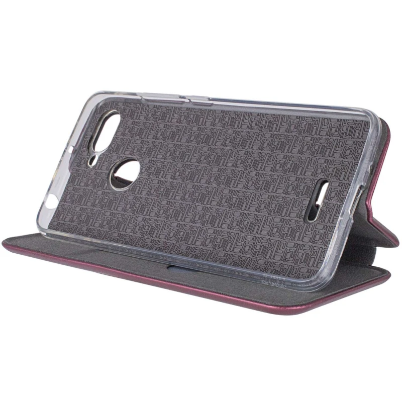 Чохол-книжка класичний на Xiaomi Redmi 6 – Бордовий. Фото 4 з 6