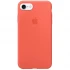 Чехол Silicone Case с закрытым низом для Apple iPhone 6/6s (4.7") – Оранжевый / Nectraine. Фото 1 из 1